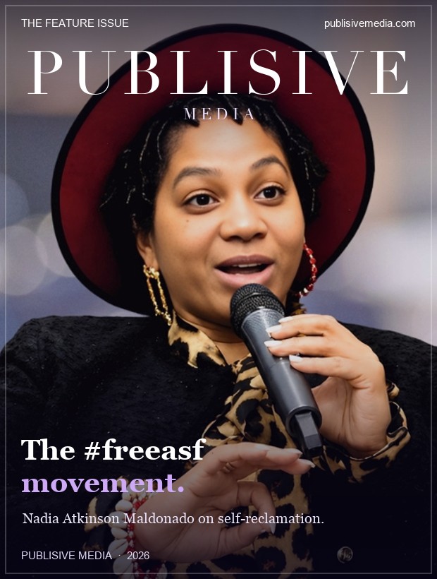 Nadia Atkinson Maldonado on a Publisive Media cover