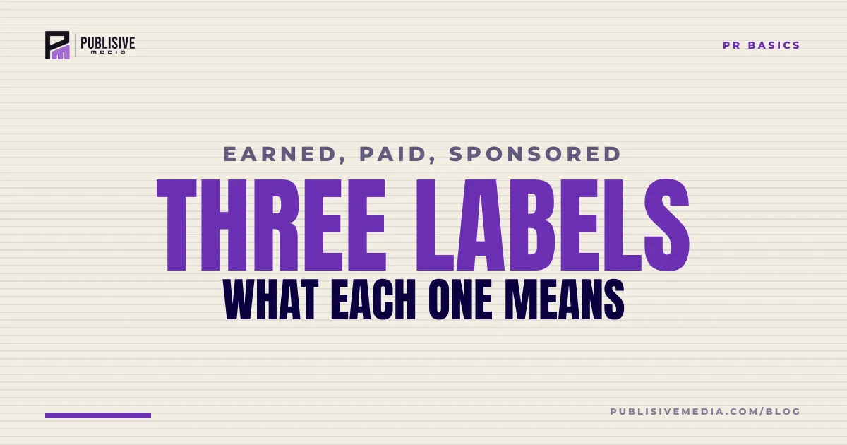 Earned vs Paid vs Sponsored Media: What's the Difference?