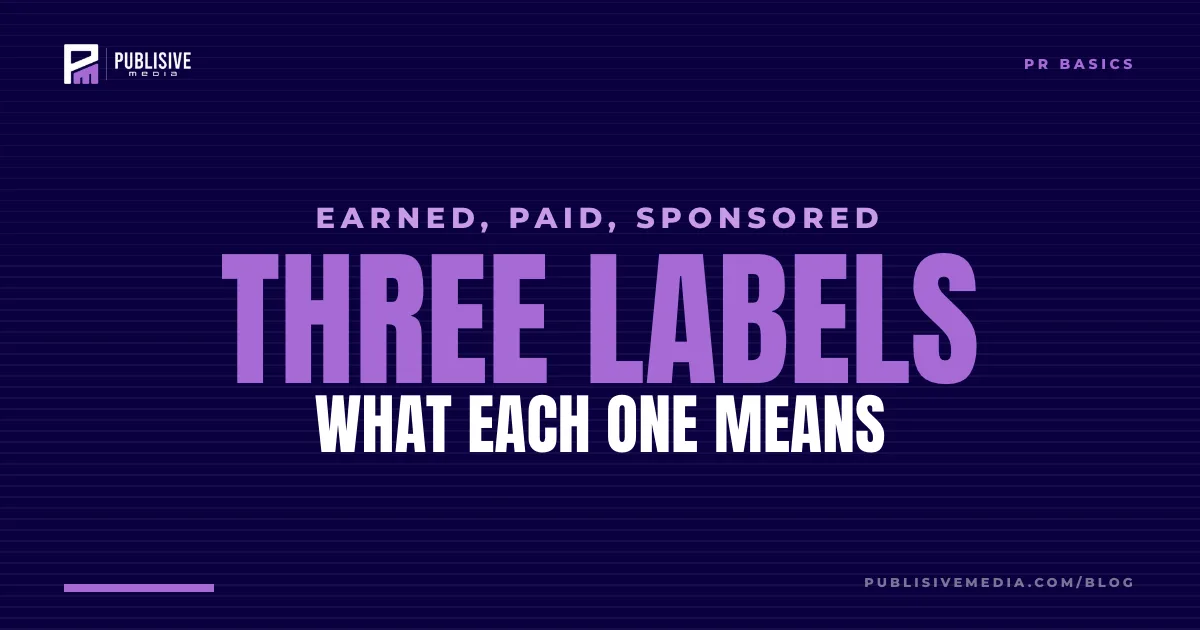 Earned vs Paid vs Sponsored Media: What's the Difference?
