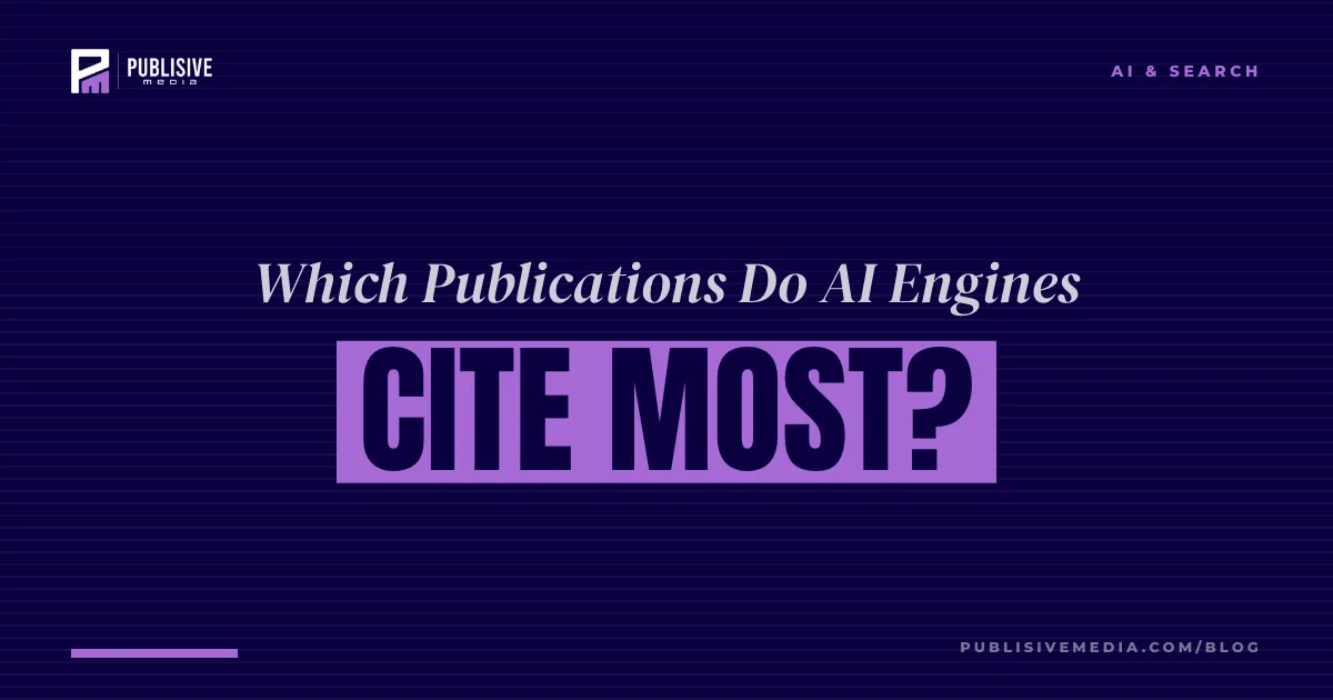 Which Publications Do AI Engines Cite Most?