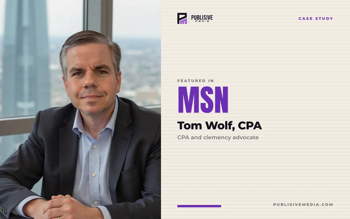 Tom Wolf, CPA, featured in MSN